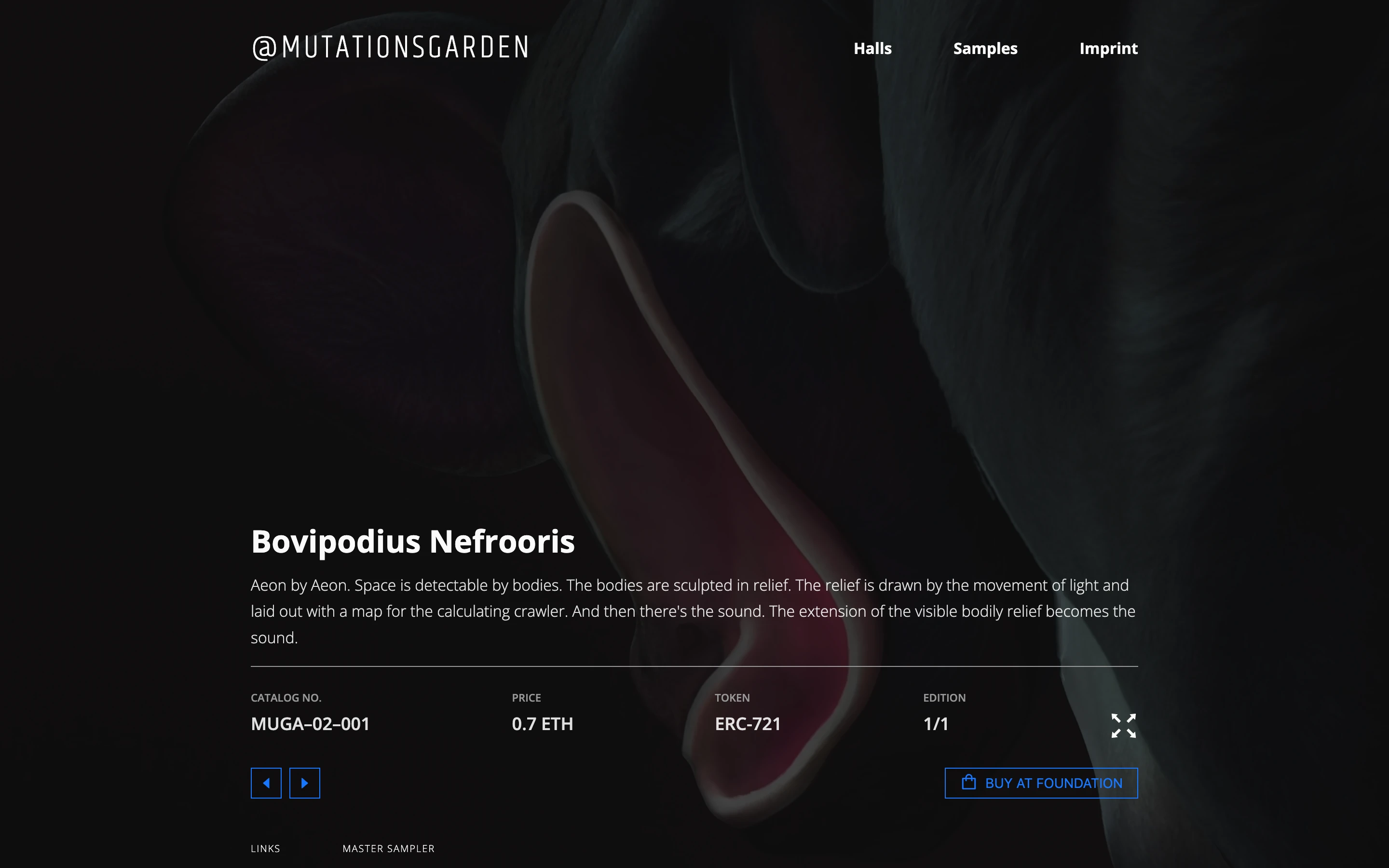 Mutations Garden — цифровой арт‑проект скриншот 1