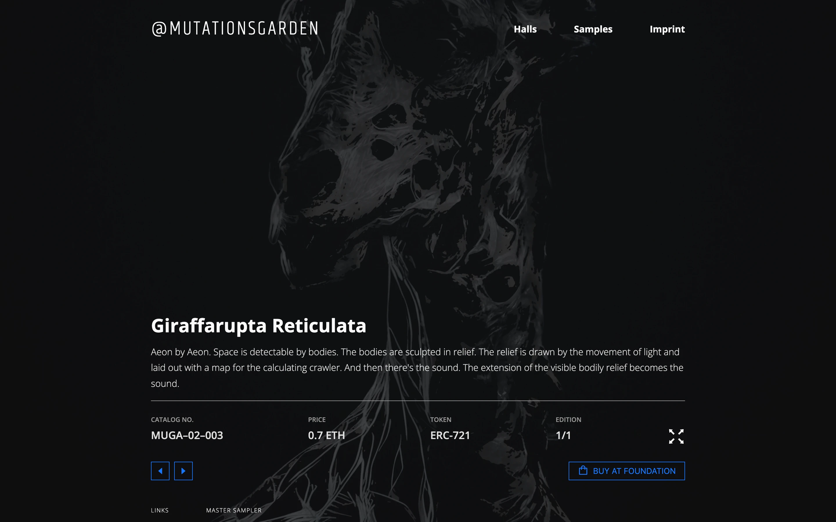 Mutations Garden — цифровой арт‑проект скриншот 4